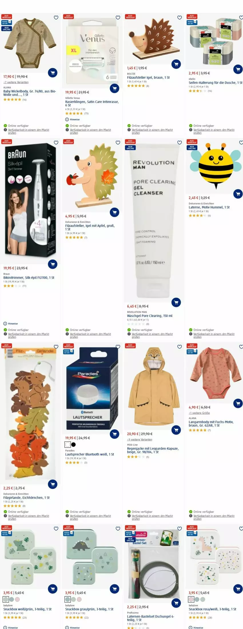 Aktueller Prospekt Dm Drogerie - Prospekte - von 22.01 bis 31.01.2024 - strona 2 - produkty: apfel, Babylove, bikini, bio, body, braun, dusche, eis, elle, ente, gillette, gillette venus, Girlande, hörnchen, Jacke, laterne, lautsprecher, Profissimo, Ria, ring, Seife, sim, snack, teller, Ti, venus, waschgel, WICK, Wickelbody, wolle