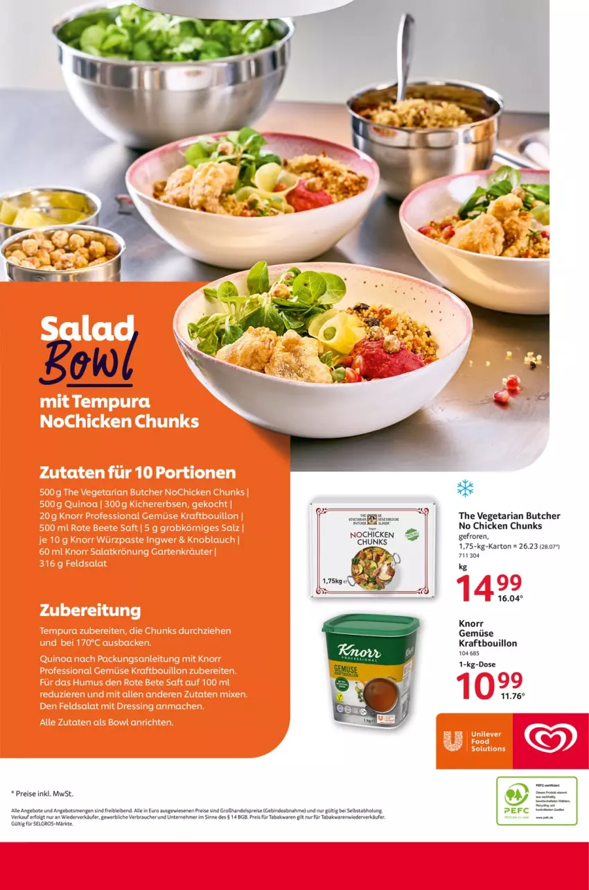 Aktueller Prospekt Selgros - Gastronomie - von 25.07 bis 07.08.2024 - strona 40 - produkty: angebot, angebote, eis, knorr, kraft, LG, Rauch, reis, Ria, The Vegetarian Butcher, Ti, Vegeta