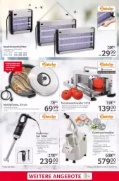 Gazetka promocyjna Selgros - Gastronomie - Gazetka - ważna od 07.08 do 07.08.2024 - strona 13 - produkty: auer, Bau, edelstahl, eis, fenster, Insektenvernichter, messer, Mixer, pfanne, reis, Ria, sekt, stabmixer, Ti, tomate, tomaten, topf, usb, wandhalterung