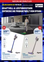 Gazetka promocyjna Metro - Online: Dyson Angebote - Gazetka - ważna od 24.08 do 24.08.2025 - strona 1 - produkty: akku, Behälter, bürste, decke, Dyson, eis, Elektro, elle, kraft, Metro, Spezi, staubsauger, Ti
