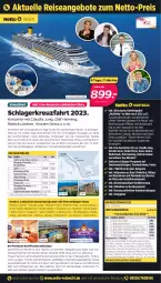 Gazetka promocyjna Netto - Woche 45 - Gazetka - ważna od 13.11 do 13.11.2022 - strona 1 - produkty: alkohol, angebot, angebote, bett, Brei, buch, cocktail, cocktails, decke, drink, drinks, eier, eis, elle, ente, erde, flasche, getränk, getränke, jeans, Kaiser, kirsch, leine, Mode, nuss, pool, reis, reiseverlauf, Ti, usb, wasser, Whirlpool, ZTE