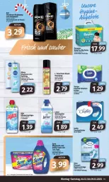 Gazetka promocyjna Markant - Prospekte - Gazetka - ważna od 09.12 do 09.12.2023 - strona 15 - produkty: ajax, allzweckreiniger, axe, body, bodyspray, deo, deodorant, Discreet, eis, elnett, flasche, haarspray, lenor, lenor weichspüler, loreal, nivea, reiniger, reis, shampoo, tee, Tempo, tücher, weck, weichspüler, ZTE