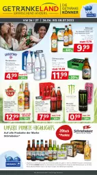 Gazetka promocyjna Getraenkeland - Gazetka - ważna od 08.07 do 08.07.2023 - strona 1 - produkty: aktionspreis, alkohol, Alwa, angebot, angebote, bestpreis, bestpreise, bitburger, burger, coca-cola, cola, eis, Elan, flasche, gerolsteine, gerolsteiner, getränk, getränke, gin, Havana Club, LG, mars, mineralwasser, monster, payback, pils, premium pils, reis, Spezi, steiner, störtebeker, Ti, urtyp, wasser