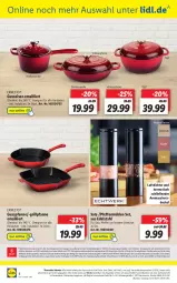 Gazetka promocyjna Lidl - Aktuelle Onlineshop-Highlights - Gazetka - ważna od 27.03 do 27.03.2022 - strona 4 - produkty: angebot, angebote, decke, Deckel, edelstahl, eis, elle, erde, ernesto, gewürz, grill, Grillpfanne, herdarten, ndk, Ofen, pfanne, pfeffer, Pfeffermühle, reis, rel, salz, Schal, Schale, schmorpfanne, stielkasserolle, telefon, Ti, tisch, topf, uhr