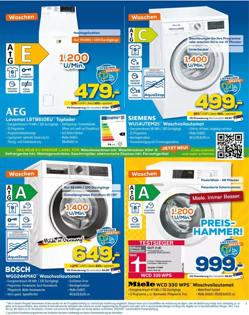 Aktueller Prospekt Euronics - Prospekte - von 02.02 bis 09.02.2022 - strona 3 - produkty: aqua, aquastop, Elektro, geschirr, geschirrspüler, lays, monati, Ria, Ti, wein