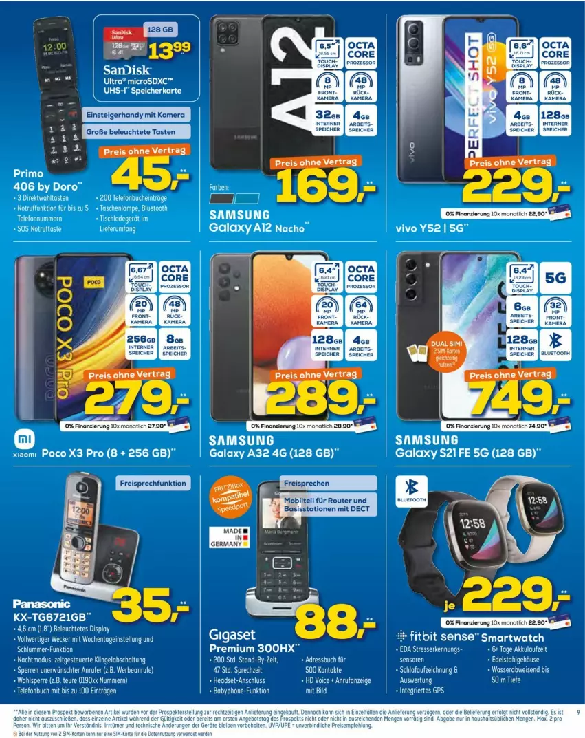 Aktueller Prospekt Euronics - Prospekte - von 02.02 bis 09.02.2022 - strona 9 - produkty: buch, edelstahl, eis, ente, fitbit, gigaset, Holts, LG, nacho, reis, Router, Samsung, samsung galaxy, Samsung Galaxy A, Schal, smartwatch, speicherkarte, tee, telefon, Ti, weck