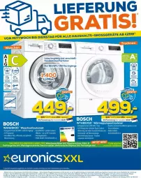 Gazetka promocyjna Euronics - Prospekte - Gazetka - ważna od 09.02 do 09.02.2022 - strona 1 - produkty: auto, Bau, bett, Betten, bosch, eis, Elektro, elle, geschirr, geschirrspüler, ilag, lays, Rauch, reis, rwe, spee, Ti, Trockner, wärmepumpentrockner, waschmaschine, waschmaschinen, waschtrockner, waschvollautomat, wasser, wein