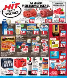 Gazetka promocyjna Hit - Wochenprospekt - Gazetka - ważna od 27.04 do 27.04.2024 - strona 1 - produkty: alkohol, alpro, Alwa, barilla, Becher, beere, beeren, butter, dallmayr, dallmayr prodomo, dessert, die ofenfrische, dolce gusto, doppio passo, Dr. Oetker, drink, drinks, duplo, eis, flasche, fleisch, frische milch, frucht, gerolsteine, gerolsteiner, glasflasche, grill, grillo, hackfleisch, hackfleisch gemischt, hafer, Haferdrink, himbeer, himbeere, himbeeren, italienische pasta, joghur, joghurt, jungbullen, kaffee, kaffeemaschine, Kinder, kinder riegel, mascarpone, meggle, Meister, milch, mineralwasser, Nescafé, Oberschalenrouladen, obst, Ofen, passo, pasta, pesto, philadelphia, primitivo, prodomo, reis, reiss, riegel, rind, ritter, ritter sport, rosato, rouladen, sahne, Sahnejoghurt, sauce, saucen, Schal, Schale, schnitten, schoko, schwein, schwein und rind, Skyr, soja, Sport, ssd, steiner, Streichzart, thomy, thomy les sauces, Ti, tisch, tradizionale, vom schwein und rind, wasser, weihenstephan, wein, zott, ZTE