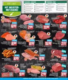 Gazetka promocyjna Hit - Wochenprospekt - Gazetka - ważna od 27.04 do 27.04.2024 - strona 4 - produkty: auer, bacon, Bau, Bauer, bio, braten, decke, Deckel, eis, entrecôte, filet, fleisch, Geflügel, geschnetzeltes, gewürz, gulasch, hüftsteak, hüftsteaks, jungbullen, kalbskotelett, kartoffel, kartoffeln, Kette, kotelett, medaillons, Meister, mit gemüse, monitor, nackenkoteletts, natur, pfeffer, pute, reis, Ria, rind, rinder, rinderfilet, ring, rollbraten, Rückensteak, rückensteaks, schinken, schnitzel, schwein, schweine, schweinefilet, spareribs, Spezi, Sport, steak, steaks, tafelspitz, Ti, Tiere, tisch, wein, weine, Zelt, ZTE