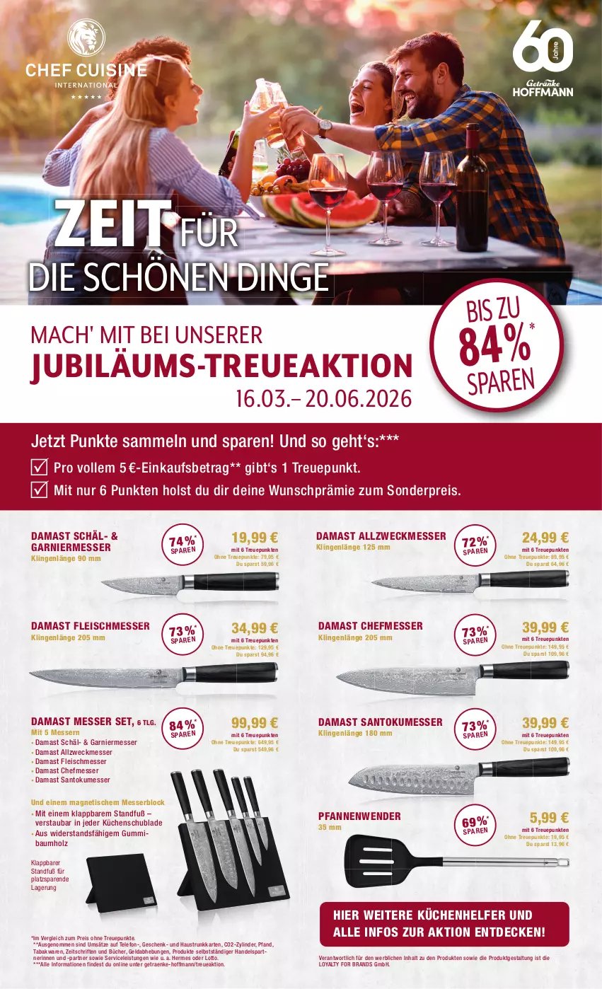 Aktueller Prospekt Getraenke Hoffmann - Prospekte - von 04.05 bis 09.05.2026 - strona 11 - produkty: aust, Bau, decke, eis, fleisch, garnier, Holz, HP, Jubiläums, küche, Küchen, Küchenhelfer, LG, mac, messer, messerblock, pfanne, pfannen, Pfannenwender, reis, telefon, Ti, tisch, weck