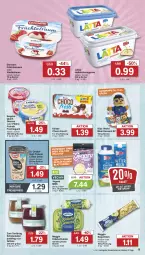 Gazetka promocyjna Famila - Prospekte - Gazetka - ważna od 27.07 do 27.07.2024 - strona 9 - produkty: baguette, baguettes, Becher, beutel, butter, choco fresh, dessert, Dr. Oetker, drink, ehrmann, eis, exquisa, fitline, frucht, früchte, Fruchtquark, grütze, hafer, halbfettmargarine, Kinder, Kinder Choco fresh, knoblauch, kräuter, kräuterbutter, lätta, margarine, meggle, nuss, pudding, Puppe, quark, quark genus, quark genuss, reis, schoko, schokolade, schokoladen, Ti, tisch, vanille, ZTE, Zum Dorfkrug