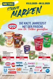 Gazetka promocyjna Metro - Starke Marken - Gazetka - ważna od 08.11 do 08.11.2025 - strona 1 - produkty: angebot, Becher, beere, creme, crème fraîche, Dr. Oetker, eis, götterspeise, himbeer, himbeere, LG, Löffel, Meister, Metro, milch, milchreis, pudding, reis, waldmeister