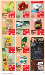 Gazetka promocyjna Kaufland - Prospekt - Gazetka - ważna od 09.08 do 09.08.2023 - strona 13 - produkty: angebot, angebote, auer, Becher, beere, beeren, beutel, bio, camembert, cocktail, creme, dessert, desserts, drink, eis, erdbeere, erdbeeren, frucht, getränk, getränke, getränkepulver, hafer, Haferdrink, kakao, Käse, Kinder, latte, Löffel, Löffelbiskuits, mac, mascarpone, milch, mozzarella, müsli, nesquik, nestlé, odenwald, pinienkerne, reis, rel, rezept, rezepte, rhabarber, rispentomaten, Romanasalat, salat, snack, Ti, tiramisu, tomate, tomaten, veggie, weichkäse, Wild, wrap