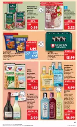 Gazetka promocyjna Kaufland - Prospekt - Gazetka - ważna od 09.08 do 09.08.2023 - strona 15 - produkty: angebot, angebote, auer, beere, beeren, beutel, cabernet, dry gin, eis, erfrischungsgetränk, erfrischungsgetränke, fever-tree, frucht, getränk, getränke, gewürz, gin, grissini, honig, Honig-Senf, kirsch, kräuter, kräutern, london dry, london dry gin, meersalz, mehl, mit frucht, Mixgetränk, paprika, pizza, Pretzel, reis, rosmarin, rotwein, salz, sapphire, sauvignon, senf, soja, Spaten, Ti, tomate, tomaten, wein, Weißwein, zwiebel