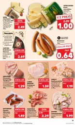 Gazetka promocyjna Kaufland - Prospekt - Gazetka - ważna od 09.08 do 09.08.2023 - strona 25 - produkty: angebot, angebote, bockwurst, braten, champignon, champignons, dell, eis, emmi, espresso, fleisch, frucht, gin, grünländer, hartkäse, Käse, landschinken, Mett, metten, milch, mit paprika, mit pistazien, montorsi, mortadella, natur, nuss, paprika, pistazien, pute, putenbrust, reis, salz, Schal, Schale, schinken, schnittkäse, schwein, schweine, schweinebraten, schweinefleisch, specht, Spezi, Ti, tisch, vita, wein, weine, würfel, wurst, würstchen