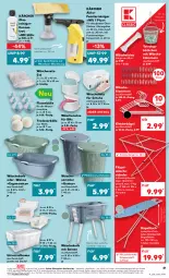 Gazetka promocyjna Kaufland - Prospekt - Gazetka - ważna od 09.08 do 09.08.2023 - strona 41 - produkty: akku, Behälter, bügel, bügeltisch, decke, Deckel, eis, erde, fenster, flasche, Glasreiniger, Kärcher, Klammern, kleid, kleider, kleiderbügel, korb, Körbchen, lamm, latte, leine, LG, mikrofaser, Mode, ndk, Rauch, reiniger, reis, Schal, Schale, schuhe, sprühflasche, Teleskop, Ti, tisch, Trockner, versandkostenfrei, Wanne, wäschekorb, waschmaschine, wasser, wolle