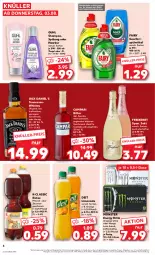 Gazetka promocyjna Kaufland - Prospekt - Gazetka - ważna od 09.08 do 09.08.2023 - strona 6 - produkty: alkohol, angebot, campari, cocktail, cocktails, deit, drink, drinks, eis, eistee, energy drink, fairy, freixenet, geschirr, geschirrspülmittel, gin, Guhl, jack daniel, jack daniel's, kraft, limo, limonade, mac, mango, monster, Monster Energy, orange, pfirsich, sekt, shampoo, spülmittel, spülung, tee, Ti, whiskey, zitrone, zitronen, ZTE