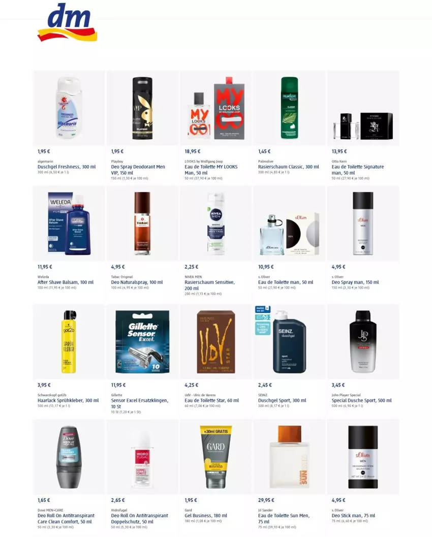 Aktueller Prospekt Dm Drogerie - Prospekte - von 30.12.2022 bis 05.01.2023 - strona 5 - produkty: after shave, Antitranspirant, arla, balsam, deo, deo spray, deodorant, dusche, duschgel, eau de toilette, gillette, gin, got2b, Haarlack, kleber, lack, LG, natur, natura, olive, Otto kern, palmolive, Playboy, Rasierschaum, s.oliver, schwarzkop, schwarzkopf, Sport, Ti, weleda