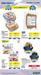 Gazetka promocyjna Metro - Wochen-Angebote - Gazetka - ważna od 01.11 do 01.11.2025 - strona 10 - produkty: alkohol, angebot, antipasti, asti, bag-in-box, Becher, eis, feinkost, gin, Glühwein, kakao, Kinder, kirsch, kirsche, kirschen, Mett, metten, Mettenden, nuss, ohne alkohol, orange, orangen, pizza, reis, rotwein, rügenwalder, rügenwalder mühle, Schal, Schale, Ti, wein, wurst, zitrone, zitronen