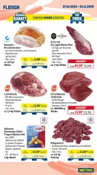 Gazetka promocyjna Metro - Wochen-Angebote - Gazetka - ważna od 01.11 do 01.11.2025 - strona 3 - produkty: angebot, beef, beutel, braten, brustfilet, bsf, butter, buttermilch, eis, ente, filet, fleisch, gewürz, gulasch, hähnchenbrust, hähnchenbrustfilet, kasseler, Kette, krustenbraten, Kugel, lamm, lammkeule, Metro, milch, reis, rind, rinder, rinderfilet, rindergulasch, Rinderroulade, rinderrouladen, roastbeef, rouladen, salomon, Schal, Schale, schinken, schnitten, schwein, schweine, schweinenacken, steak, steaks, Ti, tiefpreis, wein, weine