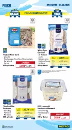 Gazetka promocyjna Metro - Wochen-Angebote - Gazetka - ważna od 01.11 do 01.11.2025 - strona 6 - produkty: angebot, Becher, beutel, cranberries, elinas, filet, fisch, fische, Fischer, früchte, frutti di mare, garnelen, honig, honigmelone, honigmelonen, Kaki, meeresfrüchte, melone, melonen, Metro, Muscheln, navelina, Nordsee, obst, orange, orangen, salat, Schal, Schale, Schere, thunfisch, Ti