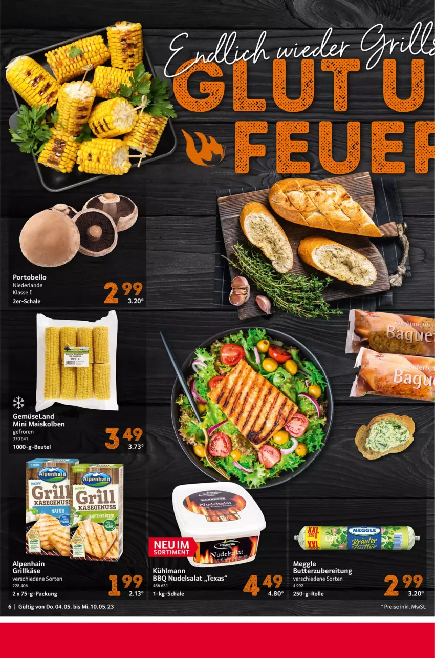 Aktueller Prospekt Selgros - Food - von 04.05 bis 10.05.2023 - strona 6 - produkty: Alpenhain, beutel, eis, Elan, grill, Käse, kühlmann, mais, nudel, nudelsalat, nuss, reis, salat, Schal, Schale, Ti