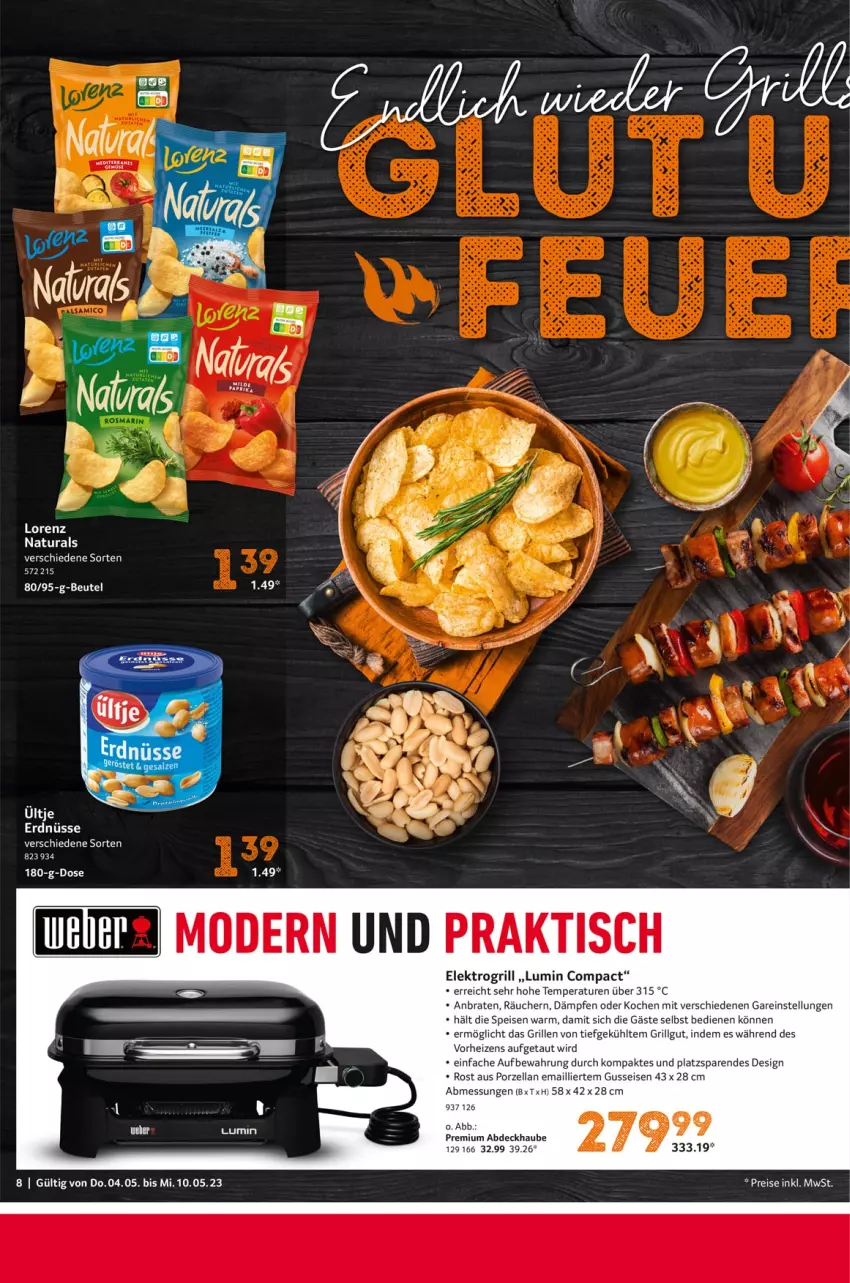 Aktueller Prospekt Selgros - Food - von 04.05 bis 10.05.2023 - strona 8 - produkty: abdeckhaube, braten, eis, Elektro, grill, LG, Mode, natur, natura, reis, Ti, tisch, ültje