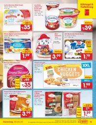 Gazetka promocyjna Netto Marken-Discount - Filial-Angebote - Gazetka - ważna od 05.03 do 05.03.2022 - strona 15 - produkty: angebot, auer, brötchen, chicken nuggets, coppenrath, curry, dessert, dip, ehrmann, Ehrmann Grand Dessert, eis, elinas, elinas joghurt, frucht, joghur, joghurt, joghurt nach, kühlregal, landliebe, landliebe joghurt, leckermäulchen, Meister, milch, milchreis, monte, nuggets, quark, regal, reis, snack, Ti, torte, zott, Zott Monte, ZTE