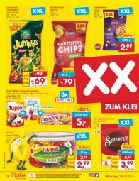 Gazetka promocyjna Netto Marken-Discount - Filial-Angebote - Gazetka - ważna od 05.03 do 05.03.2022 - strona 18 - produkty: Cashew, cashewkerne, chips, duplo, eis, funny-frisch, hanuta, haribo, kaffee, kartoffel, kartoffelchips, Kinder, kinder riegel, ndk, paprika, reis, riegel, senseo, Spezi, Ti, Tiere, versandkostenfrei