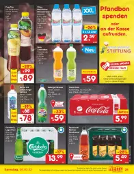 Gazetka promocyjna Netto Marken-Discount - Filial-Angebote - Gazetka - ważna od 05.03 do 05.03.2022 - strona 25 - produkty: Alwa, angebot, auer, berliner, brause, burger, carlsberg, coca-cola, cola, dauertiefpreis, eis, elle, erfrischungsgetränk, fassbrause, fuze tea, getränk, leine, limette, limo, limonade, limonaden, Mett, mineralwasser, natur, natürliches mineralwasser, reis, rel, rezept, sac, Spreequell, tee, Ti, tiefpreis, vitrex, wasser, ZTE