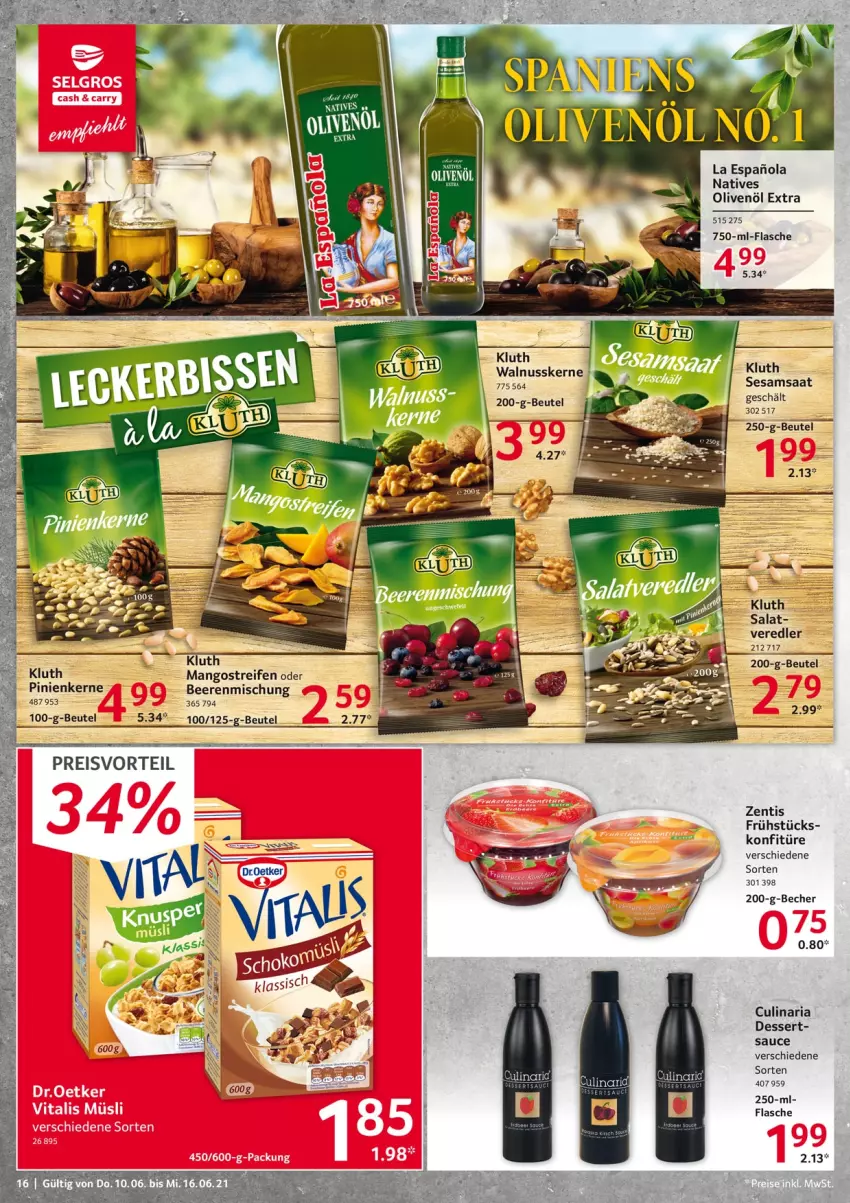 Aktueller Prospekt Selgros - Food - von 10.06 bis 16.06.2021 - strona 16