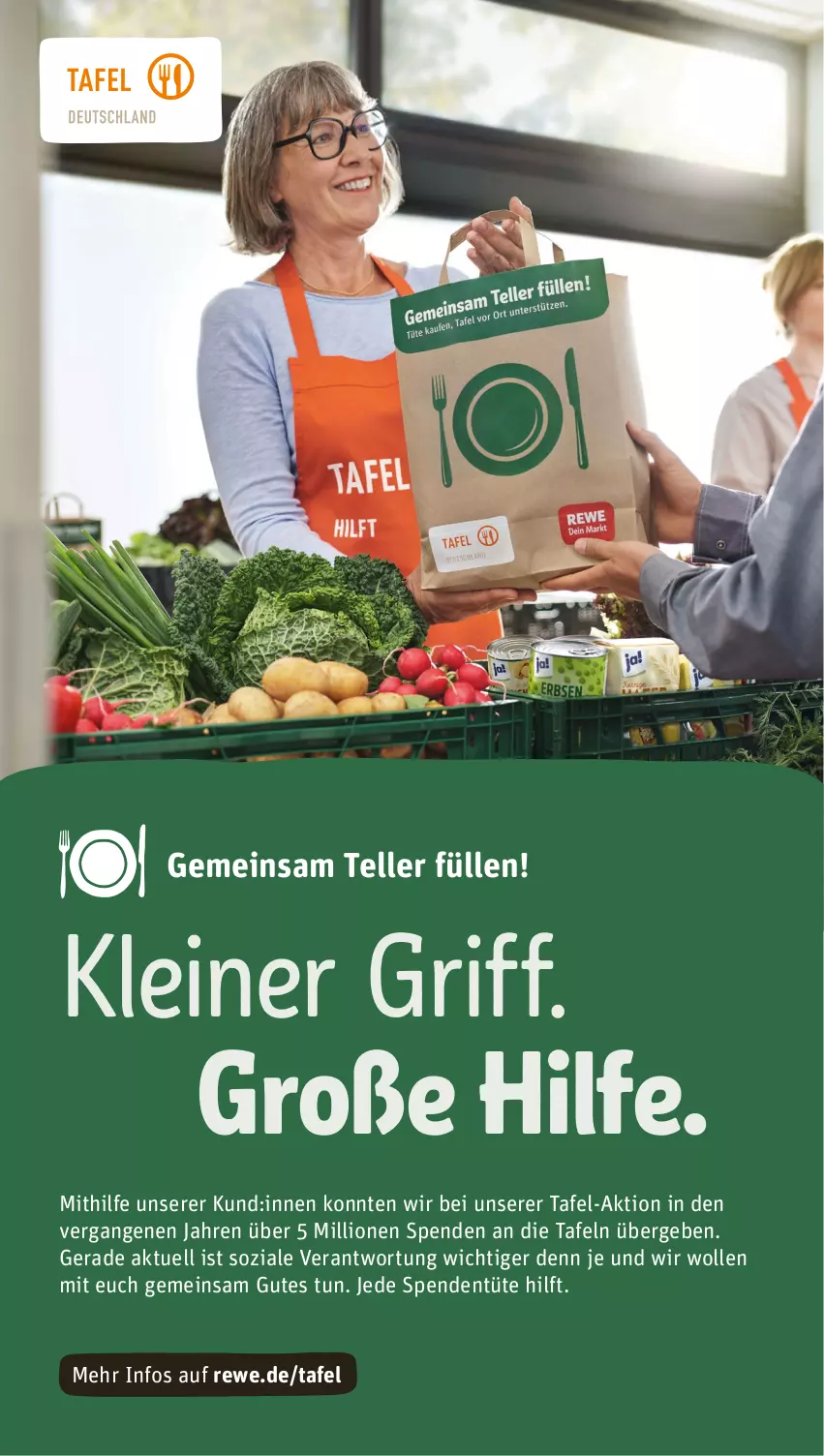 Aktueller Prospekt Rewe - Prospekte - von 07.10 bis 12.10.2024 - strona 4 - produkty: elle, leine, lion, teller, Ti, Tüte, wolle