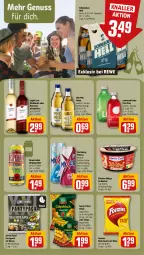 Gazetka promocyjna Rewe - Prospekte - Gazetka - ważna od 12.10 do 12.10.2024 - strona 13 - produkty: alkohol, bier, chicken wings, chips, desperados, funny-frisch, gin, karlsberg, karlsberg mixery, Käse, mac, mais, Mio Mio, Mixer, mixery, nuss, rotwein, snack, Ti, wein, Weißwein, wrap, wraps