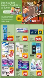 Gazetka promocyjna Rewe - Prospekte - Gazetka - ważna od 12.10 do 12.10.2024 - strona 16 - produkty: Alwa, Always, aufsteckbürsten, Bau, blend-a-med, bürste, bürsten, coupon, creme, Discreet, eis, gillette, lenor, lenor waschmittel, lion, mac, mach3, oral-b, pantene, pantene pro-v, precision clean, pro-v, reis, shampoo, slip, slipeinlagen, Sport, spülung, Ti, wäscheparfüm, waschmittel, zahncreme