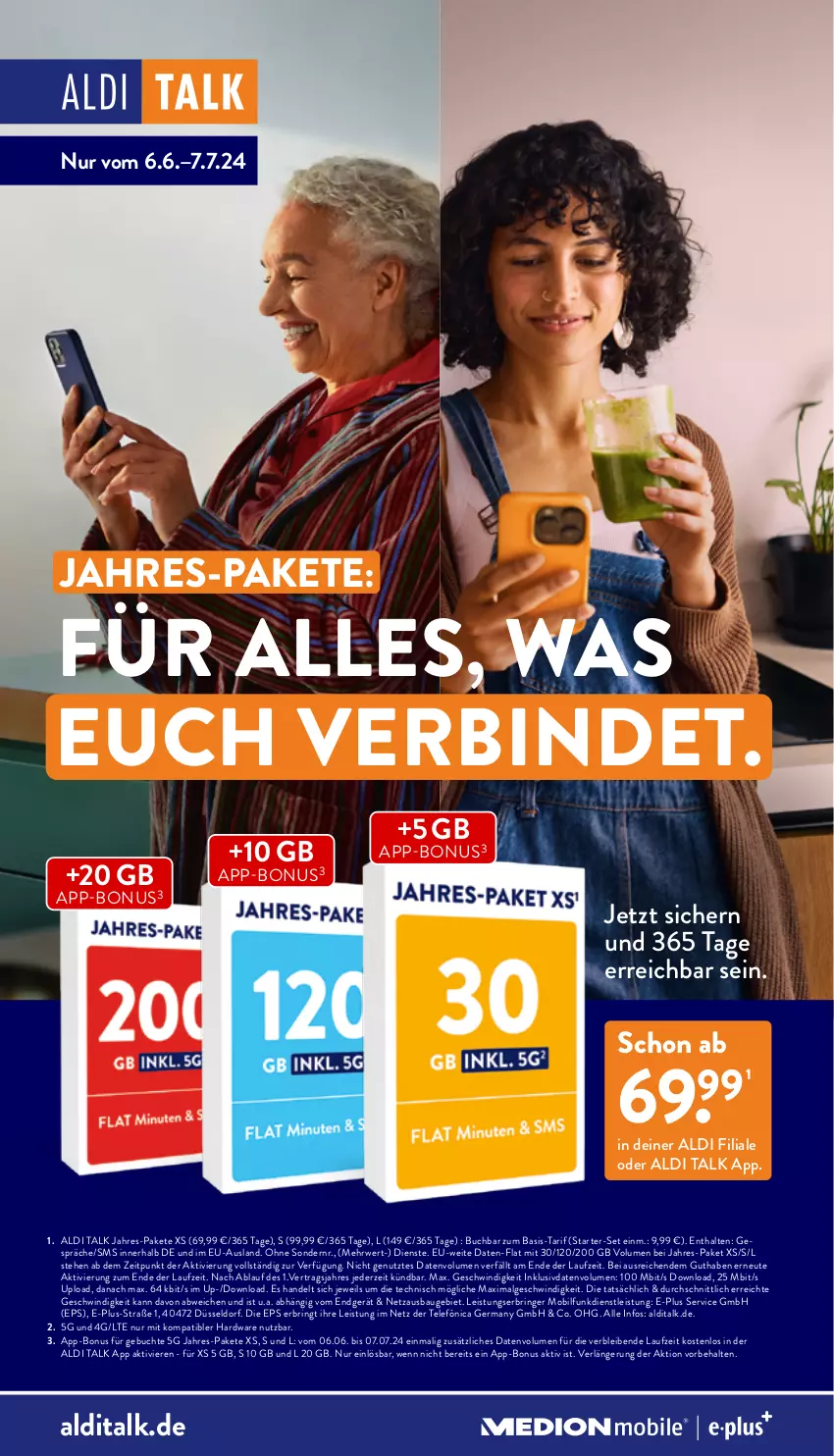 Aktueller Prospekt Aldi Nord - Von Montag - von 17.06 bis 22.06.2024 - strona 37 - produkty: aldi, aldi talk, Bau, buch, eis, Germ, hardware, LG, ring, rwe, Ti, usb, ZTE