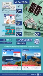 Gazetka promocyjna Aldi Nord - Von Montag - Gazetka - ważna od 22.06 do 22.06.2024 - strona 25 - produkty: aldi, aqua, Bau, buch, Compeed, dip, eis, fanta, medizinprodukt, natur, ndk, pflaster, Pinzette, reiniger, reis, Ria, rwe, Schal, Schale, Schere, Ti, vita, vitalis, wasser, wolle, ZTE