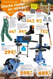 Gazetka promocyjna  - Gazetka - ważna od 20.09 do 20.09.2025 - strona 4 - produkty: Bau, baumwolle, eis, Elektro, Garten, Holz, Holzspalter, hose, Kamin, Kaminholz, Latzhose, Ria, säge, Ti, wolle