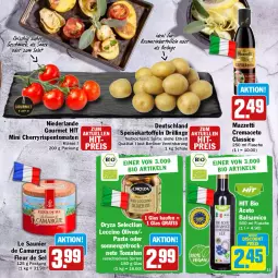 Gazetka promocyjna Hit - Prospekte - Gazetka - ważna od 02.09 do 02.09.2023 - strona 11 - produkty: aceto, aceto balsamico, auer, balsam, balsamico, berliner, bio, camargue, cin, classico, discount, eis, elle, flasche, fleisch, Getrocknete Tomaten, ilag, kartoffel, kartoffeln, mac, olive, oliven, oryza, reis, rispentomaten, rosmarin, salat, Schal, Schale, snack, speisekartoffeln, Ti, tomate, tomaten