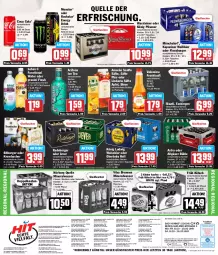 Gazetka promocyjna Hit - Wochenprospekt - Gazetka - ważna od 20.07 do 20.07.2024 - strona 16 - produkty: Alwa, amecke, angebot, angebote, apfel, Astra, auer, Bad, Berger, bier, bio, bitburger, braun, brunnen, burger, cola, drink, eimer, eis, elle, energy drink, Engel, fisch, flasche, flensburger, frucht, fruchtsaft, Früh Kölsch, glasflasche, granini, Hohes C, ice tea, jever, könig pilsener, krombache, krombacher, LG, Lübecker, mineralwasser, mönchshof, monster, natur, pils, pilsener, radeberger, Rauch, reis, rel, Rockstar, saft, säfte, Staatl. Fachingen, steiner, Ti, uhr, valensina, vilsa, warsteiner, wasser, weissbier, ZTE