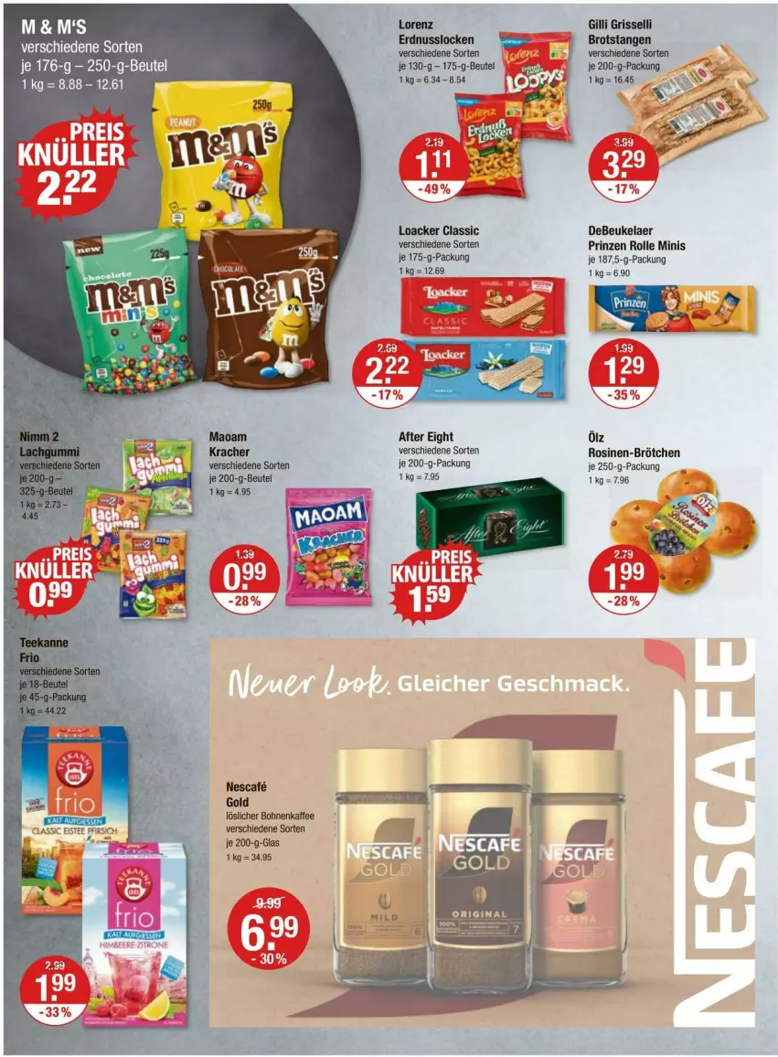 Aktueller Prospekt Vmarkt - Prospekte - von 11.07 bis 17.07.2024 - strona 8 - produkty: after eight, beutel, bohne, bohnen, bohnenkaffee, brot, brötchen, debeukelaer, erdnuss, je 250-g-packung, kaffee, lorenz, löslicher bohnenkaffee, nescafe, nuss, prinzen rolle