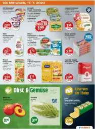 Gazetka promocyjna Vmarkt - Prospekte - Gazetka - ważna od 17.07 do 17.07.2024 - strona 19 - produkty: auer, Bau, Bauer, Becher, birkel, burger, butter, buttermilch, cremissimo, ente, fertiggericht, fertiggerichte, flasche, frucht, gin, irische butter, joghur, joghurt, Käse, kerrygold, kräuter, kräuterbutter, landkäse, langnese, langnese cremissimo, Manner, mehl, milch, milka, milkana, miracoli, Müller, ndk, oder kräuter, sahne, Sahnejoghurt, salz, Schal, Schale, schnitten, sim, tee, teigwaren, Ti, type 405, wasser, weizenmehl, zott