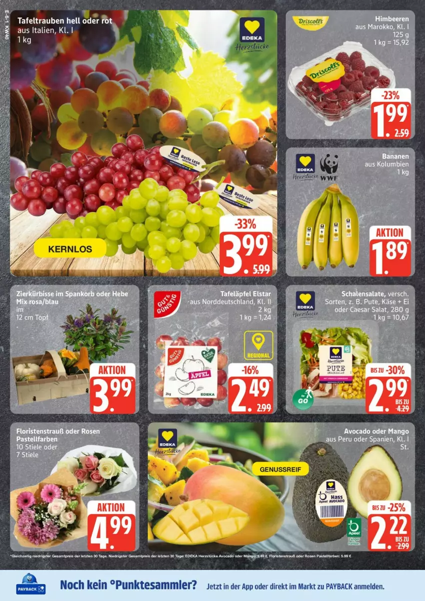 Aktueller Prospekt Edeka - Prospekte - von 29.09 bis 04.10.2025 - strona 6 - produkty: payback, tesa, Ti