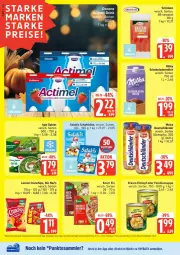 Gazetka promocyjna Edeka - Prospekte - Gazetka - ważna od 04.10 do 04.10.2025 - strona 2 - produkty: chips, crunchips, drink, eintopf, eis, erasco, iglo, Käse, knorr, knorr fix, LG, lorenz, lorenz crunchips, meica, milch, milka, milka schokolade, nic nac's, payback, salakis, schafskäse, schinken, schoko, schokolade, schokoladen, spinat, suppe, tee, tesa, topf, ZTE
