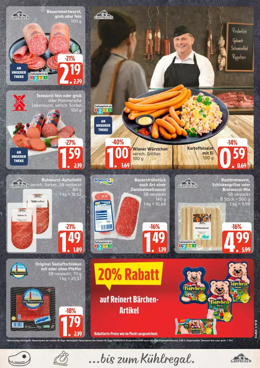 Aktueller Prospekt Edeka - Prospekte - von 06.04 bis 11.04.2026 - strona 9 - produkty: eis, reinert, reis, Ti