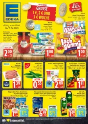 Gazetka promocyjna Edeka - Prospekte - Gazetka - ważna od 11.04 do 11.04.2026 - strona 1 - produkty: deka, konfitüre, konfitüre extra, lachgummi, lebensmittel, nimm2, piccolinis, pizza, Schwartau, sim, storck, Ti, wagner, zucker