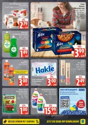 Gazetka promocyjna Edeka - Prospekte - Gazetka - ważna od 11.04 do 11.04.2026 - strona 19 - produkty: bio, coupon, coupons, decke, eis, felix, geschirr, geschirrspülmittel, Nassnahrung, olive, reis, spülmittel, Ti, vollwaschmittel, waschmittel, Wella, wellaflex, ZTE