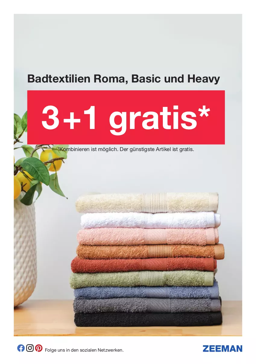 Aktueller Prospekt Zeeman - Prospekte - von 28.12.2020 bis 10.01.2025 - strona 12 - produkty: Bad, Badtextilien, LG, Ti