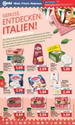 Gazetka promocyjna Combi - Prospekte - Gazetka - ważna od 19.02 do 19.02.2022 - strona 12 - produkty: angebot, angebote, Becher, beutel, Bresaola, dell, di bufala, galbani, gin, gorgonzola, grana, grana padano, intenso, Käse, küche, latte, mozzarella, padano, pasta, Rana, rel, resa, Ria, ricotta, salami, steinhaus, Ti, tiramisu