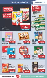 Gazetka promocyjna Combi - Prospekte - Gazetka - ważna od 19.02 do 19.02.2022 - strona 17 - produkty: beutel, Cap, cappuccino, cin, duplo, erdnuss, frucht, fruchtgummi, kaffee, kaffeepads, katjes, Kinder, kinder riegel, krüger, lebensmittel, lorenz, melitta, nuss, regal, riegel, ritter, ritter sport, schoko, schokolade, sim, Sport, Ti, toffifee