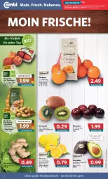 Gazetka promocyjna Combi - Prospekte - Gazetka - ważna od 19.02 do 19.02.2022 - strona 2 - produkty: angebot, angebote, avocado, avocados, beutel, bio, eis, ingwer, kartoffel, kartoffeln, kiwi, orange, orangen, pflaume, pflaumen, Schal, Schale, tafeläpfel, Ti, zitrone, zitronen